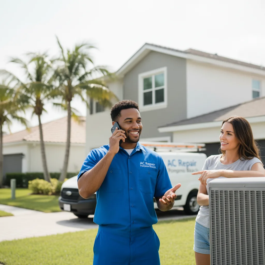 AC Repair Pompano Beach customer support in Purdy